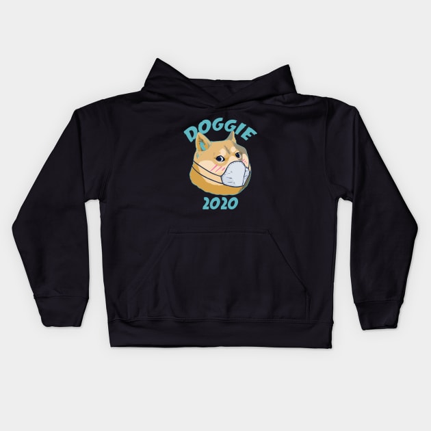 Doggie 2020 Kids Hoodie by MeFO